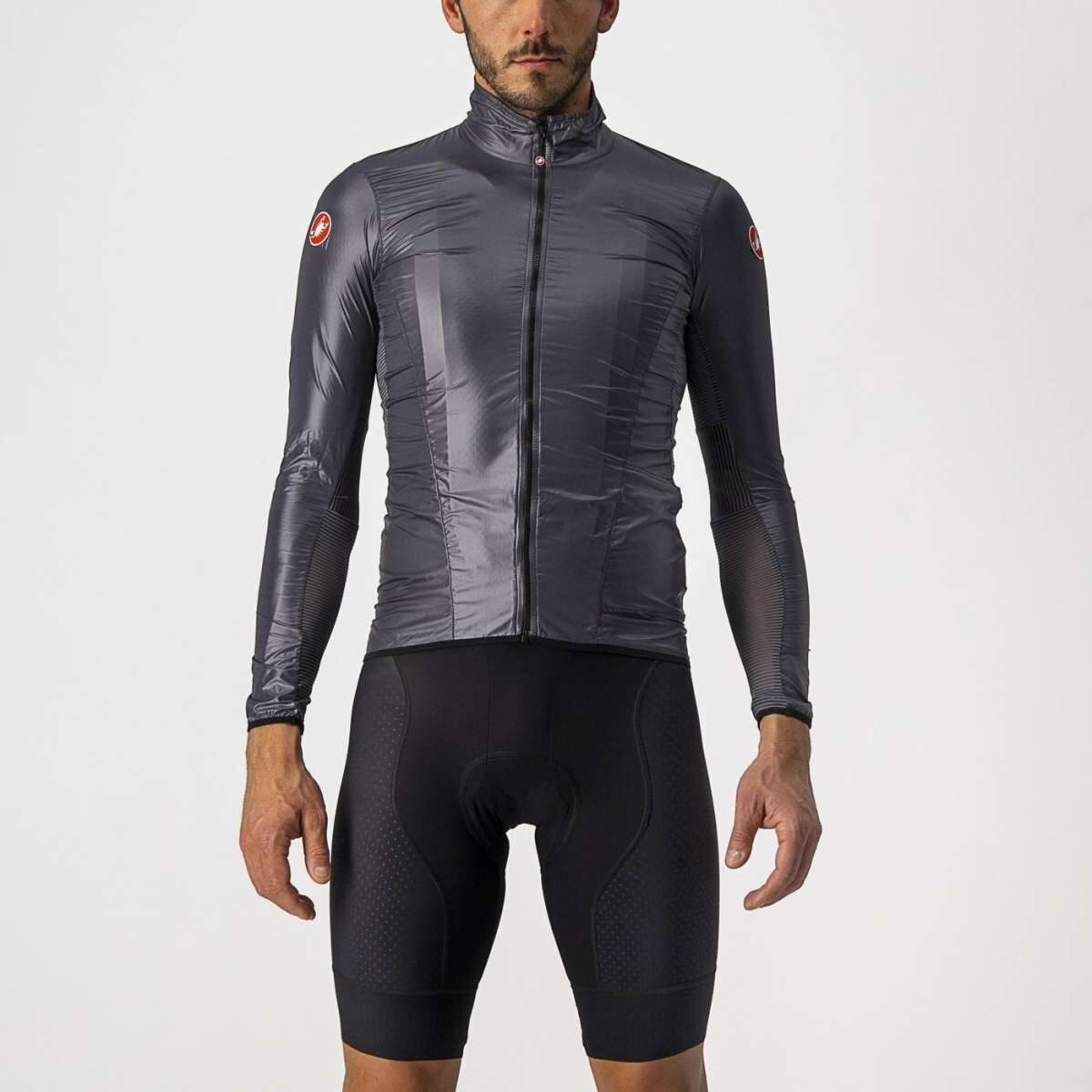 jacheta de vant castelli aria shell antracit m
