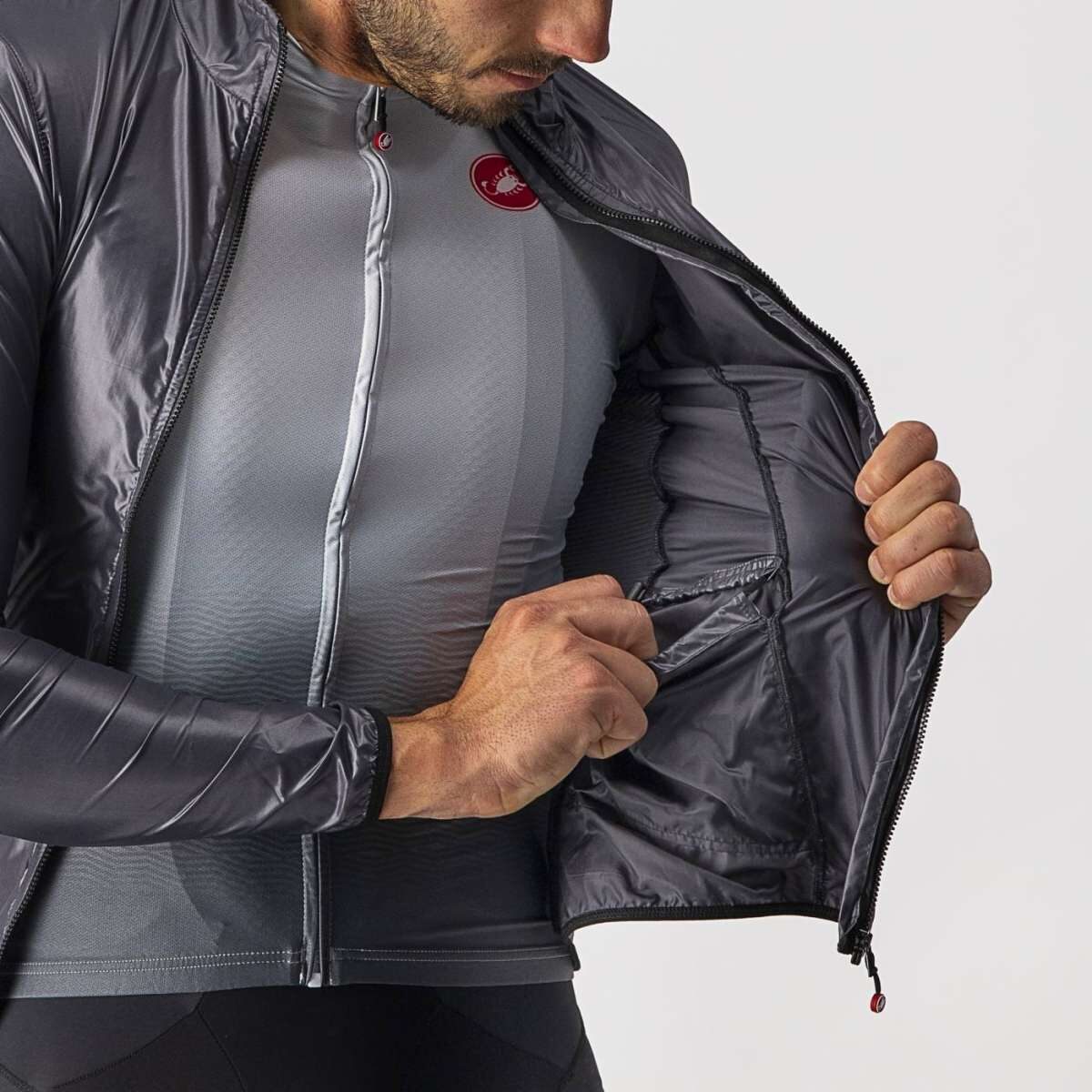 jacheta de vant castelli aria shell antracit xs 4
