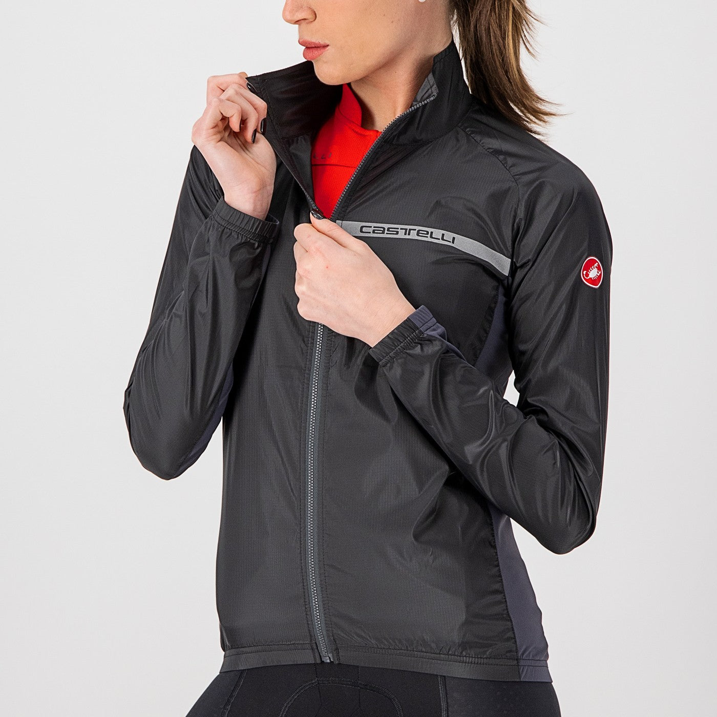 Jacheta de vant Castelli Squadra Stretch W, de dama, Antracit, M