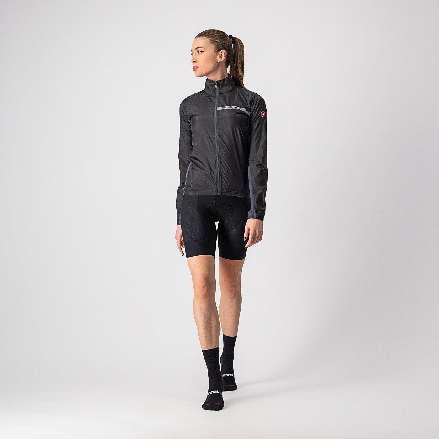 Jacheta de vant Castelli Squadra Stretch W, de dama, Antracit, S