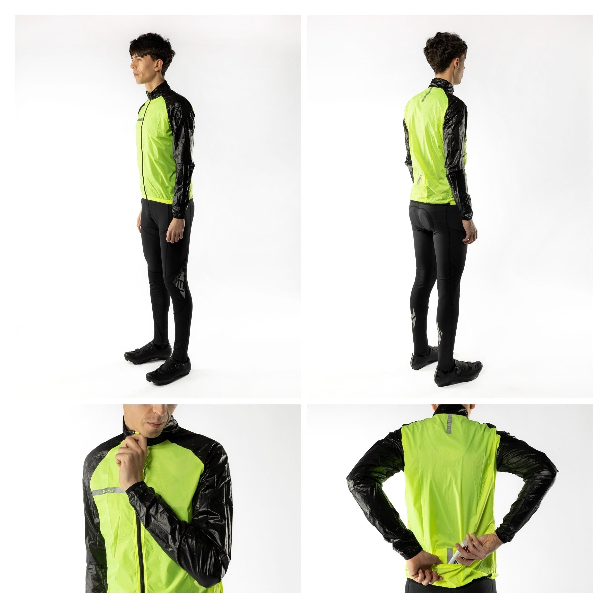 jacheta force windpro fluo negru m 2