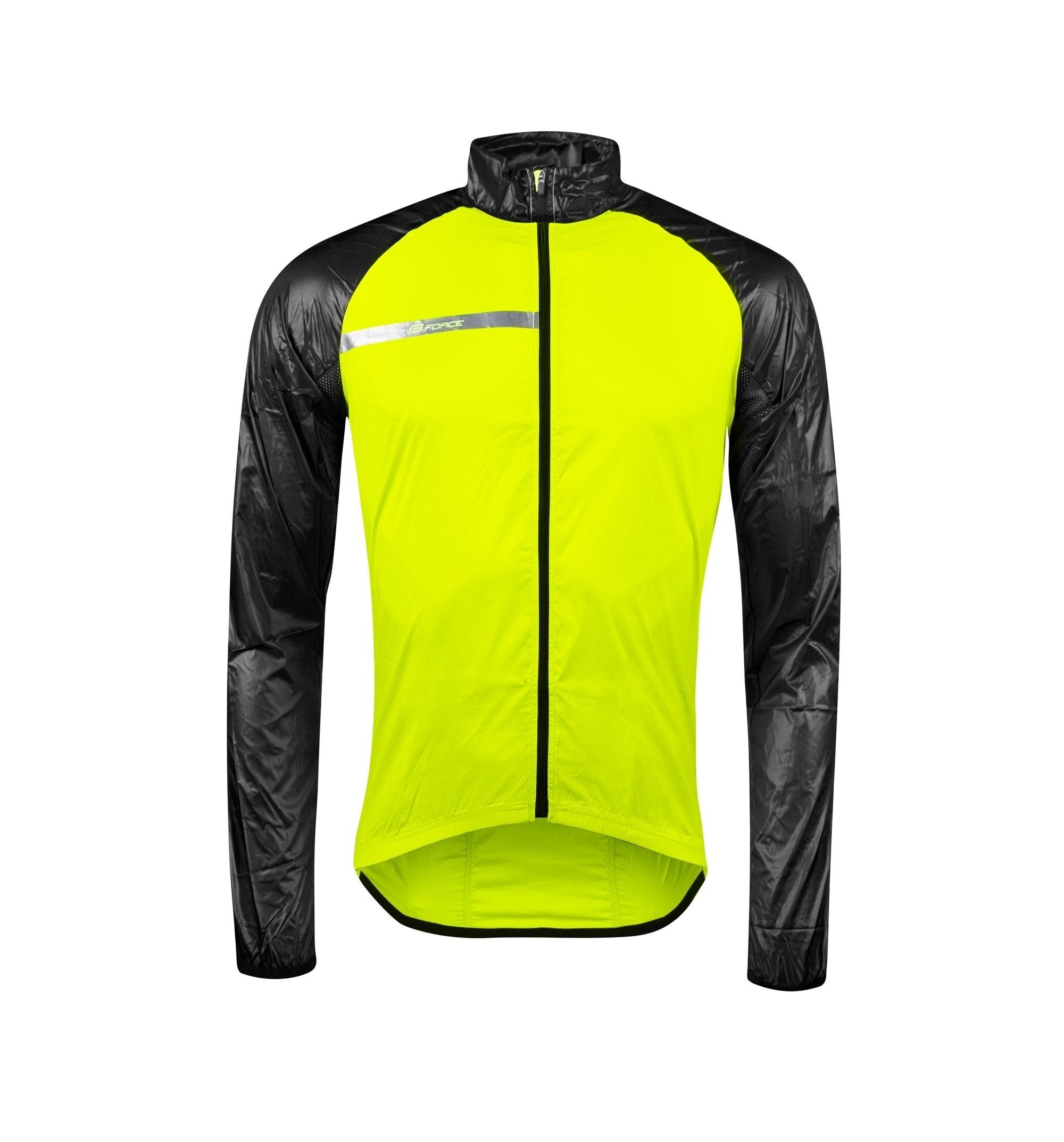 jacheta force windpro kid windproof fluo negru 128 140