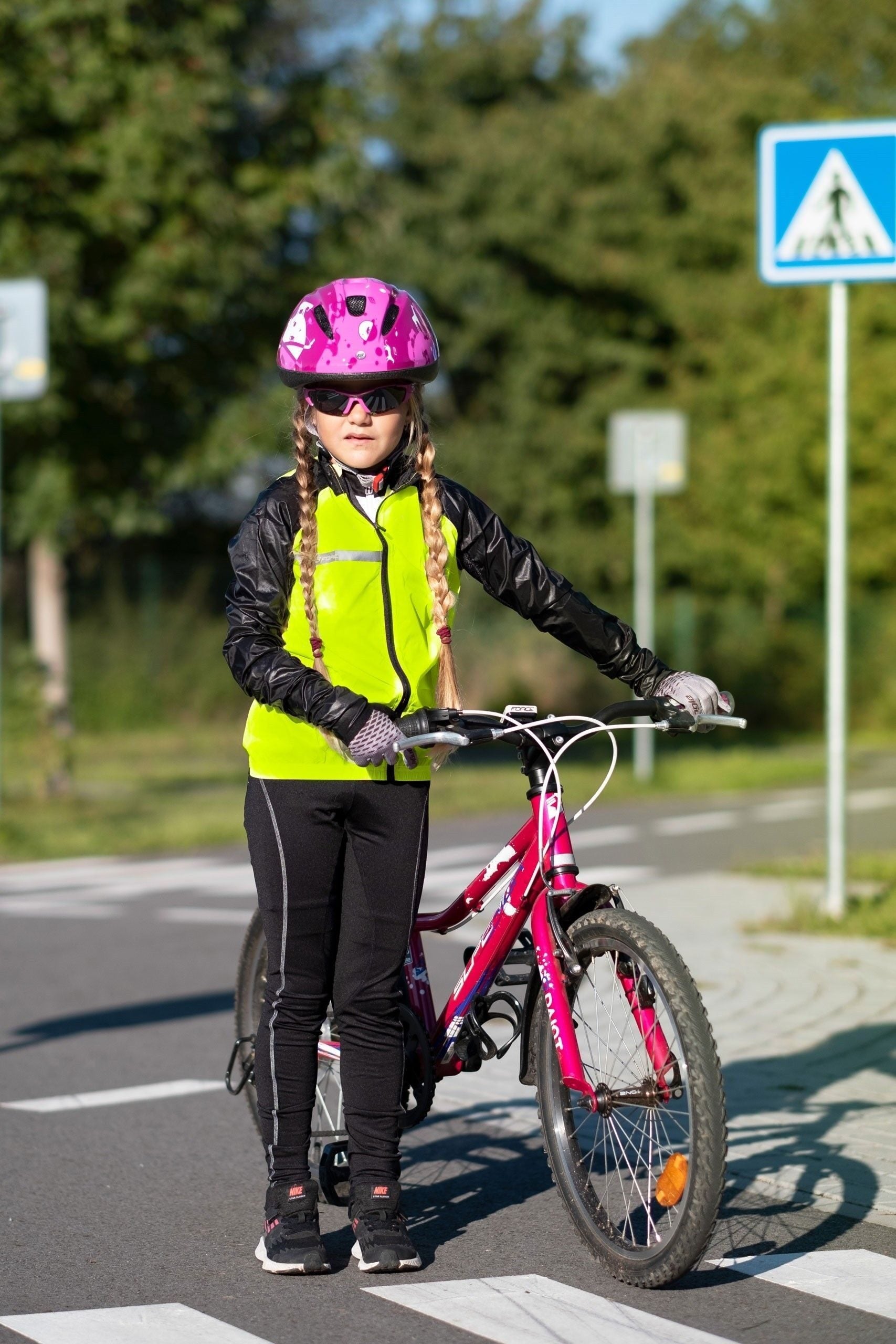 jacheta force windpro kid windproof fluo negru 140 153 3