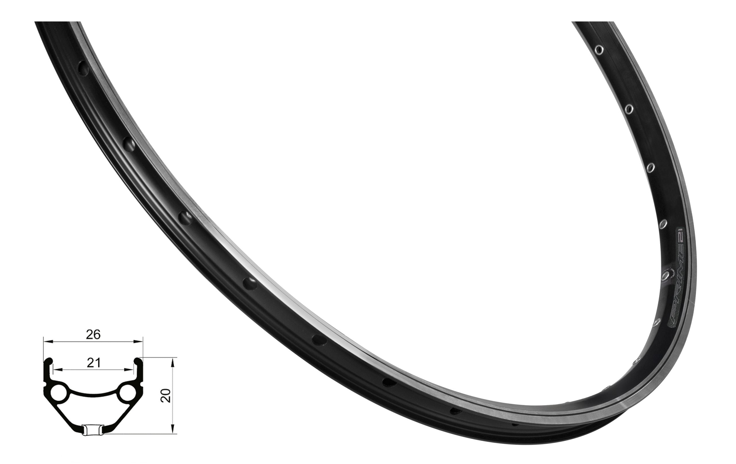 Janta Force PRIME 622x21, 32H, negru