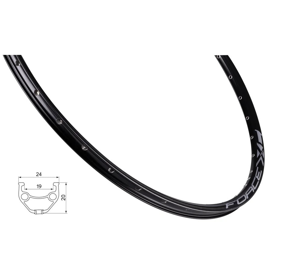 Janta Force XC Basic Disc 622x19 36H black