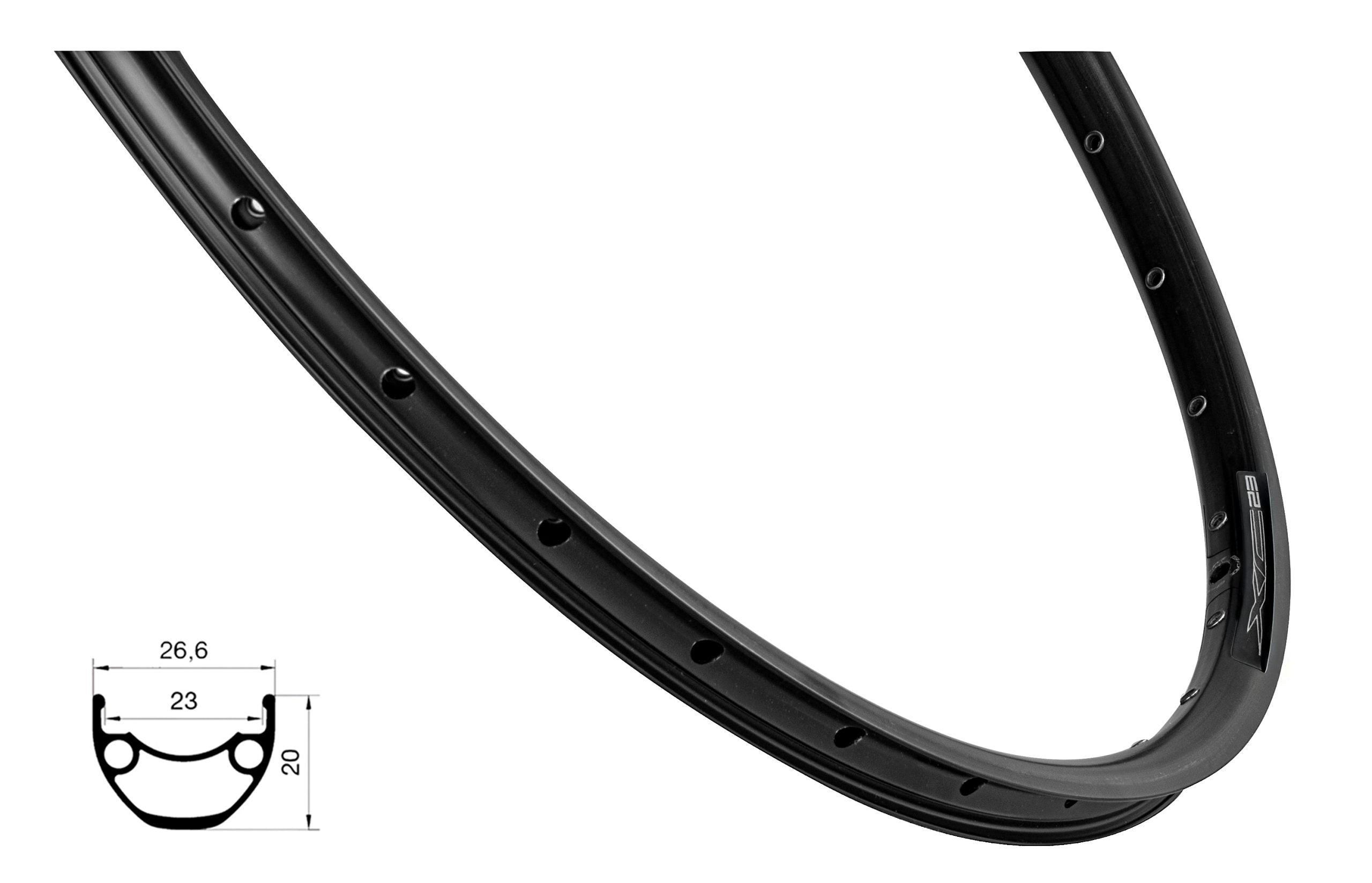 Janta Force XC DISC 622x23, 36H, negru