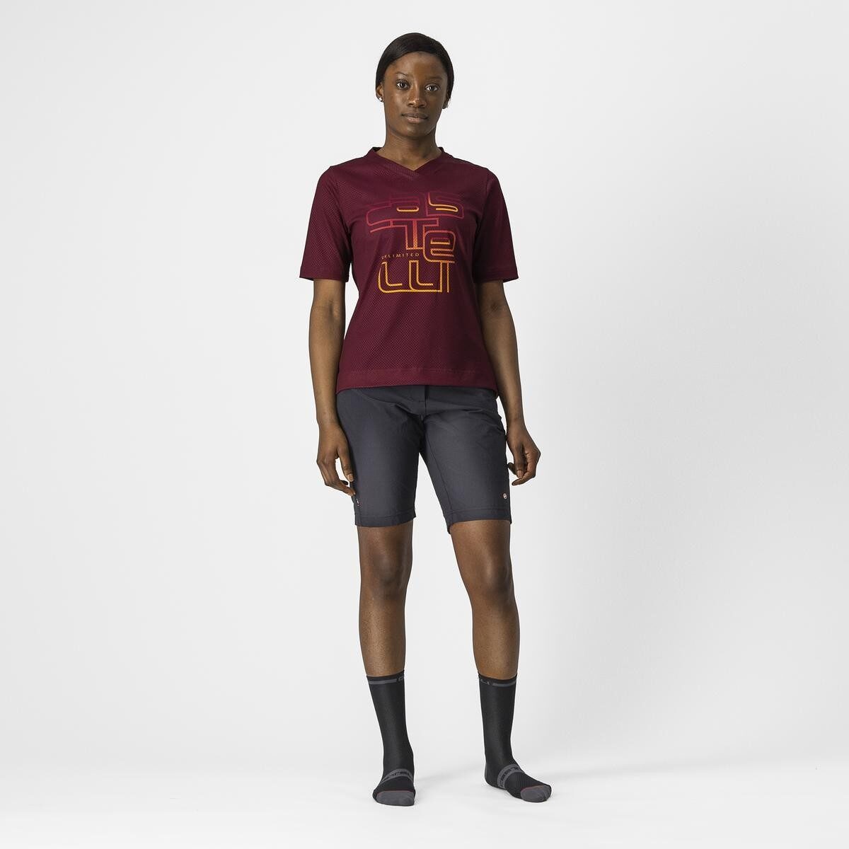 jersey castelli trail tech w de dama visiniu l 4