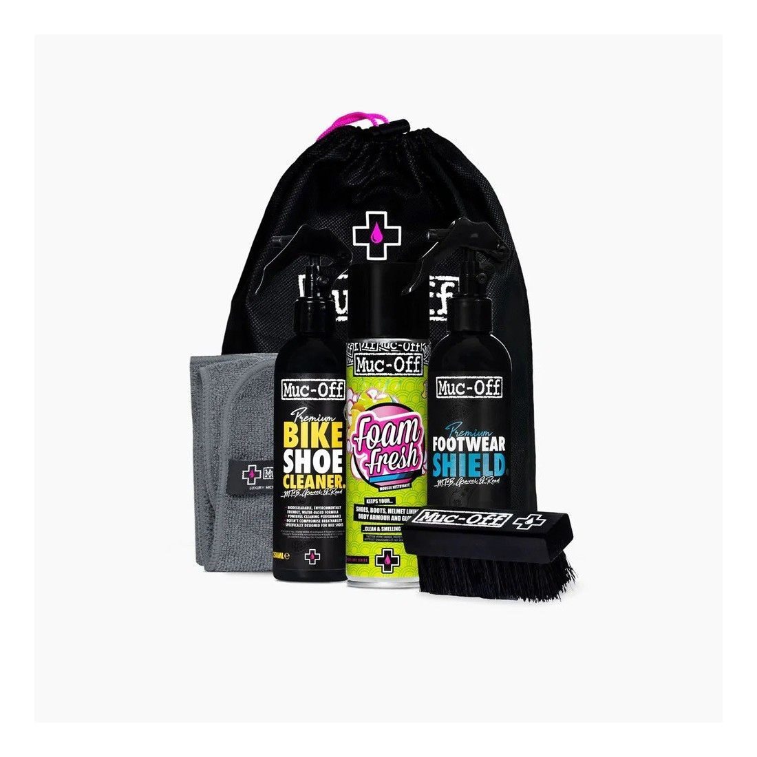 kit pentru curatare incaltaminte muc off premium bike shoe care kit 1