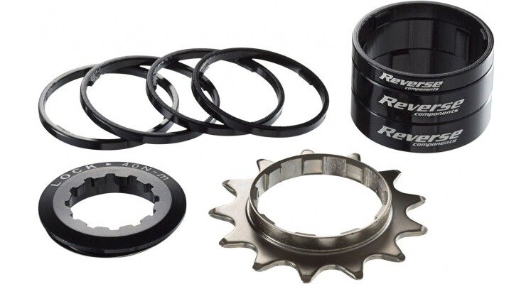 kit single speed reverse 13t negru