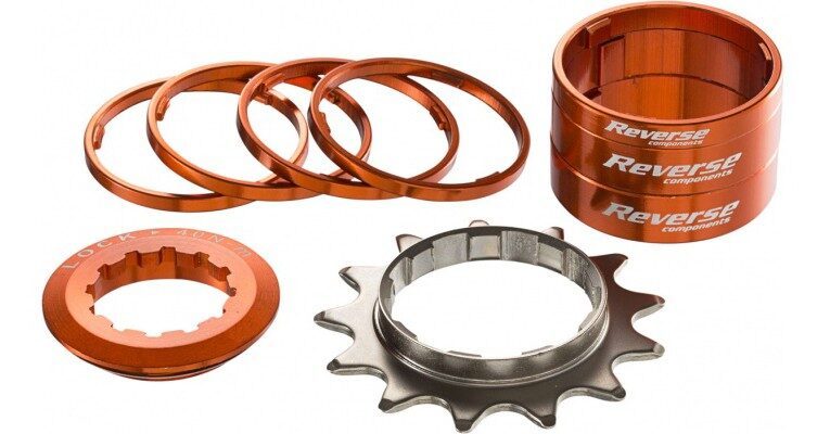 kit single speed reverse 13t orange
