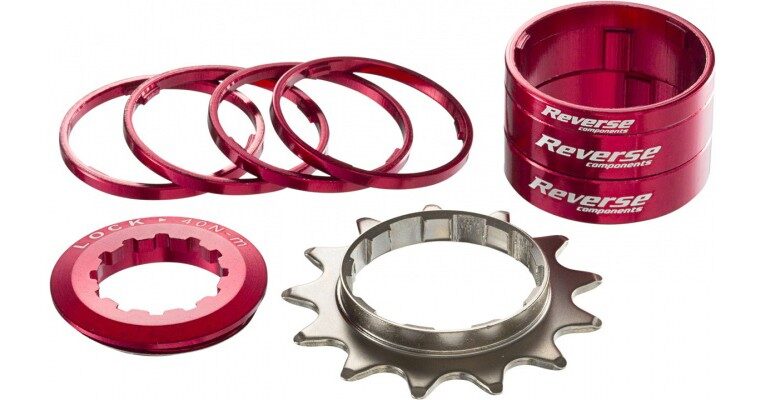 kit single speed reverse 13t rosu