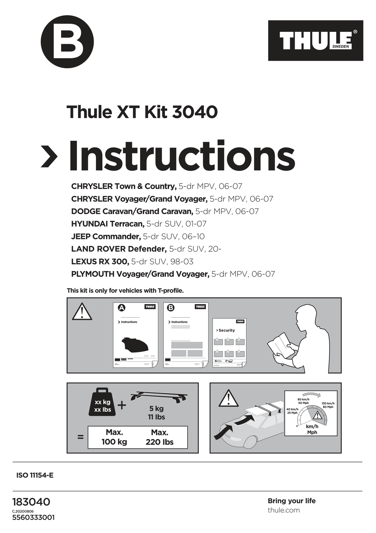 Kit Thule 183040