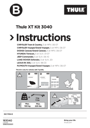 Kit Thule 183040 - instructiuni de montaj (pagina 1)