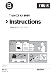 Kit Thule 183050 - instructiuni de montaj (pagina 1)