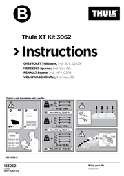 Kit Thule 183062 - instructiuni de montaj (pagina 1)