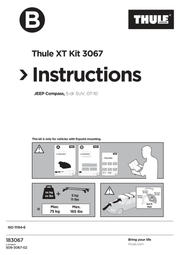 Kit Thule 183067 - instructiuni de montaj (pagina 1)