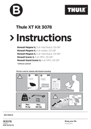 Kit Thule 183078 - instructiuni de montaj (pagina 1)