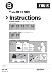 Kit Thule 183079 - instructiuni de montaj (pagina 1)