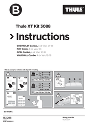 Kit Thule 183088 - instructiuni de montaj (pagina 1)