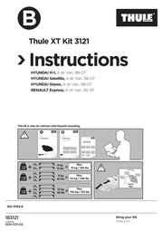 Kit Thule 183121 - instructiuni de montaj (pagina 1)
