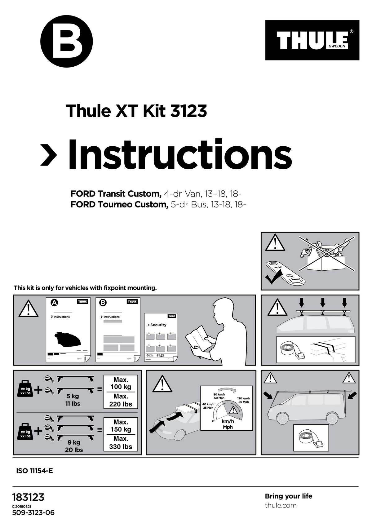 Kit Thule 183123 - instructiuni de montaj (pagina 1)