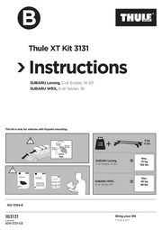 Kit Thule 183131 - instructiuni de montaj (pagina 1)