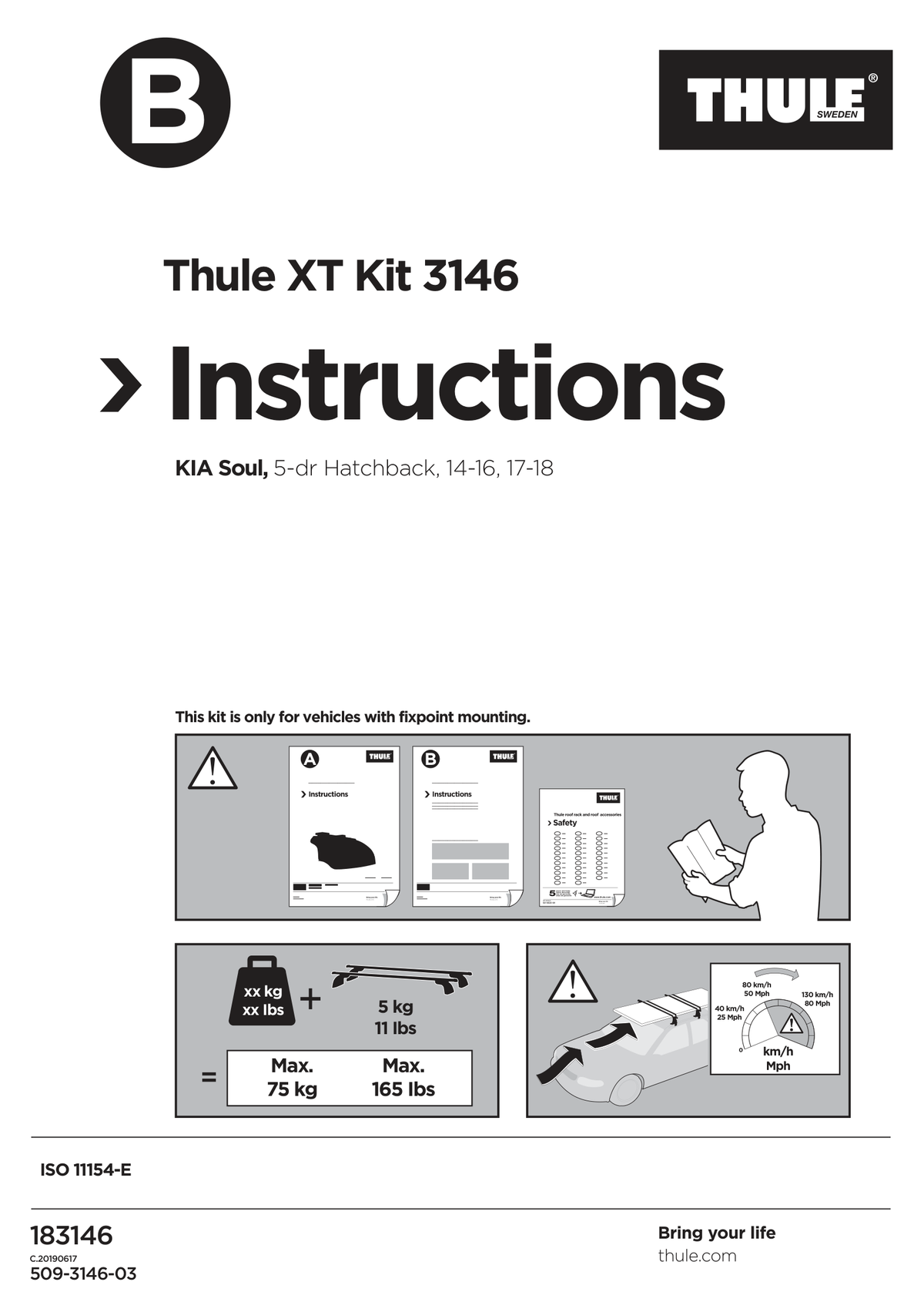 Kit Thule 183146 - instructiuni de montaj (pagina 1)