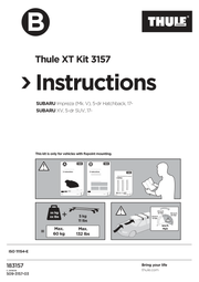 Kit Thule 183157 - instructiuni de montaj (pagina 1)