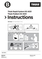 Kit Thule 184051 - instructiuni de montaj (pagina 1)