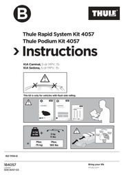 Kit Thule 184057 - instructiuni de montaj (pagina 1)