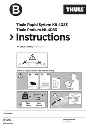 Kit Thule 184083 - instructiuni de montaj (pagina 1)