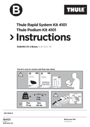 Kit Thule 184101 - instructiuni de montaj (pagina 1)