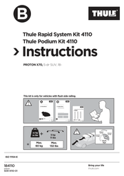 Kit Thule 184110 - instructiuni de montaj (pagina 1)