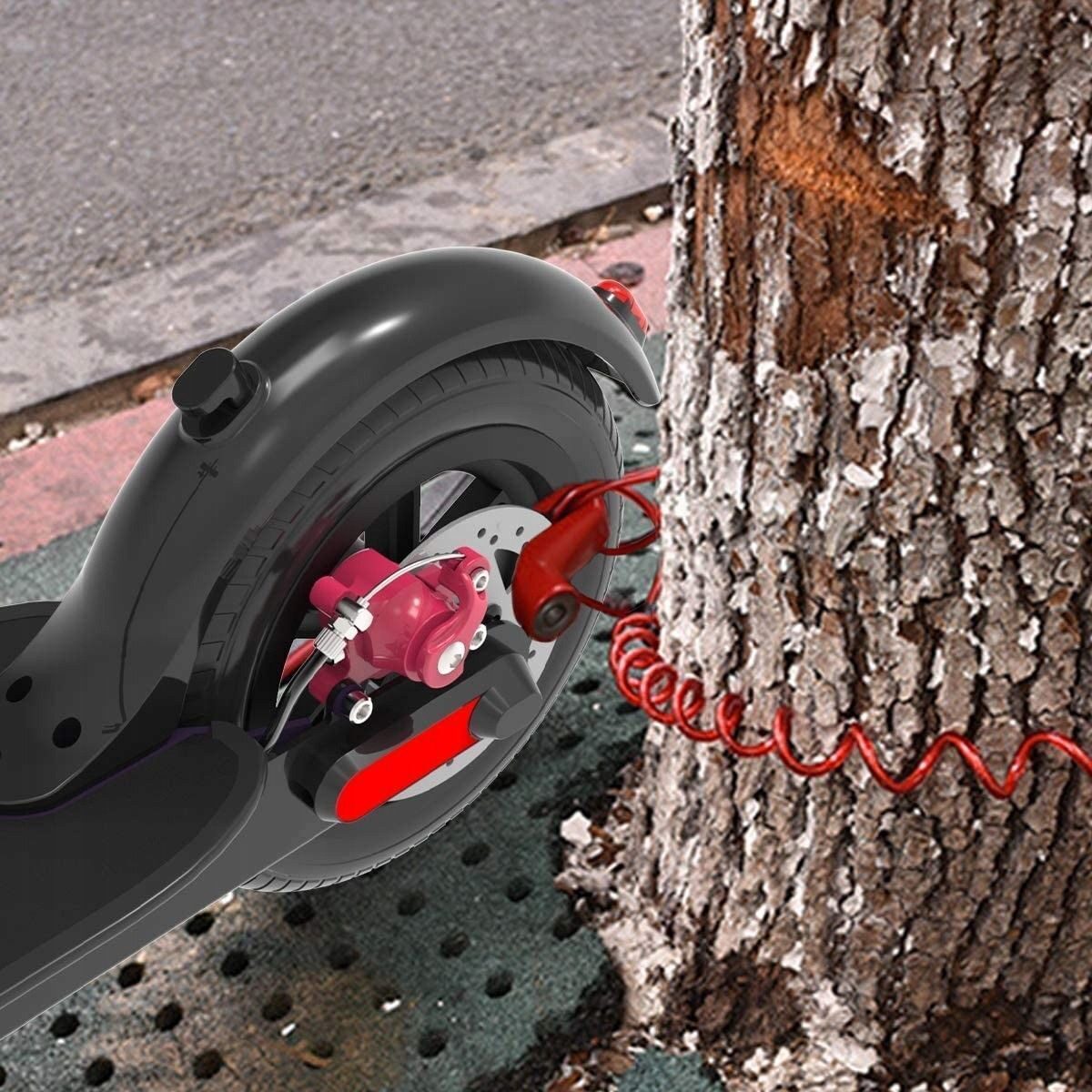 lacat antifurt pentru trotineta electrica cu blocaj pe disc frana 1