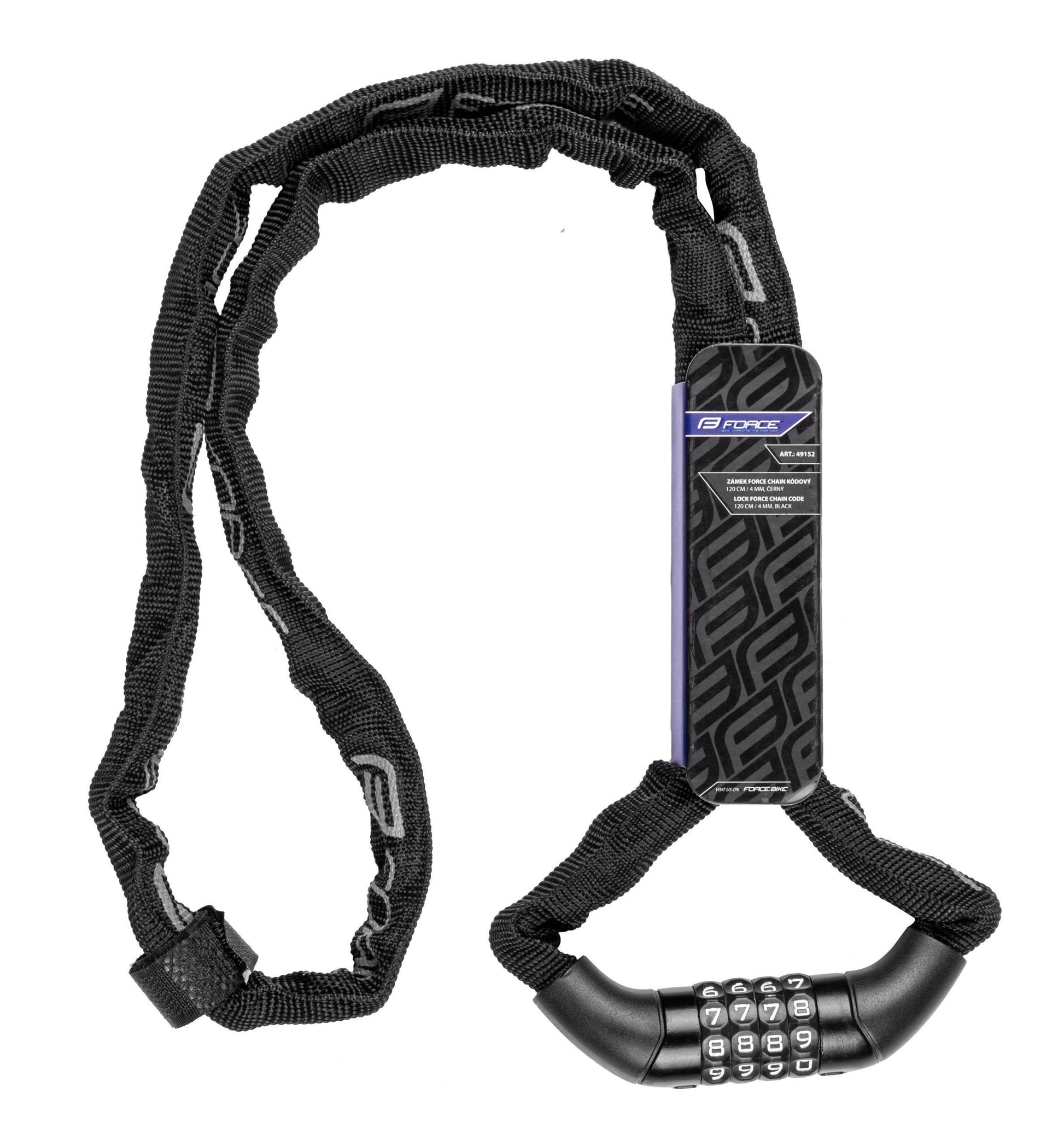 lacat force chain cu cifru 120cm 4mm negru 1 scaled