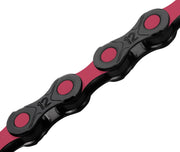lant kmc dlc 12 negru roz 12 viteze 126 zale