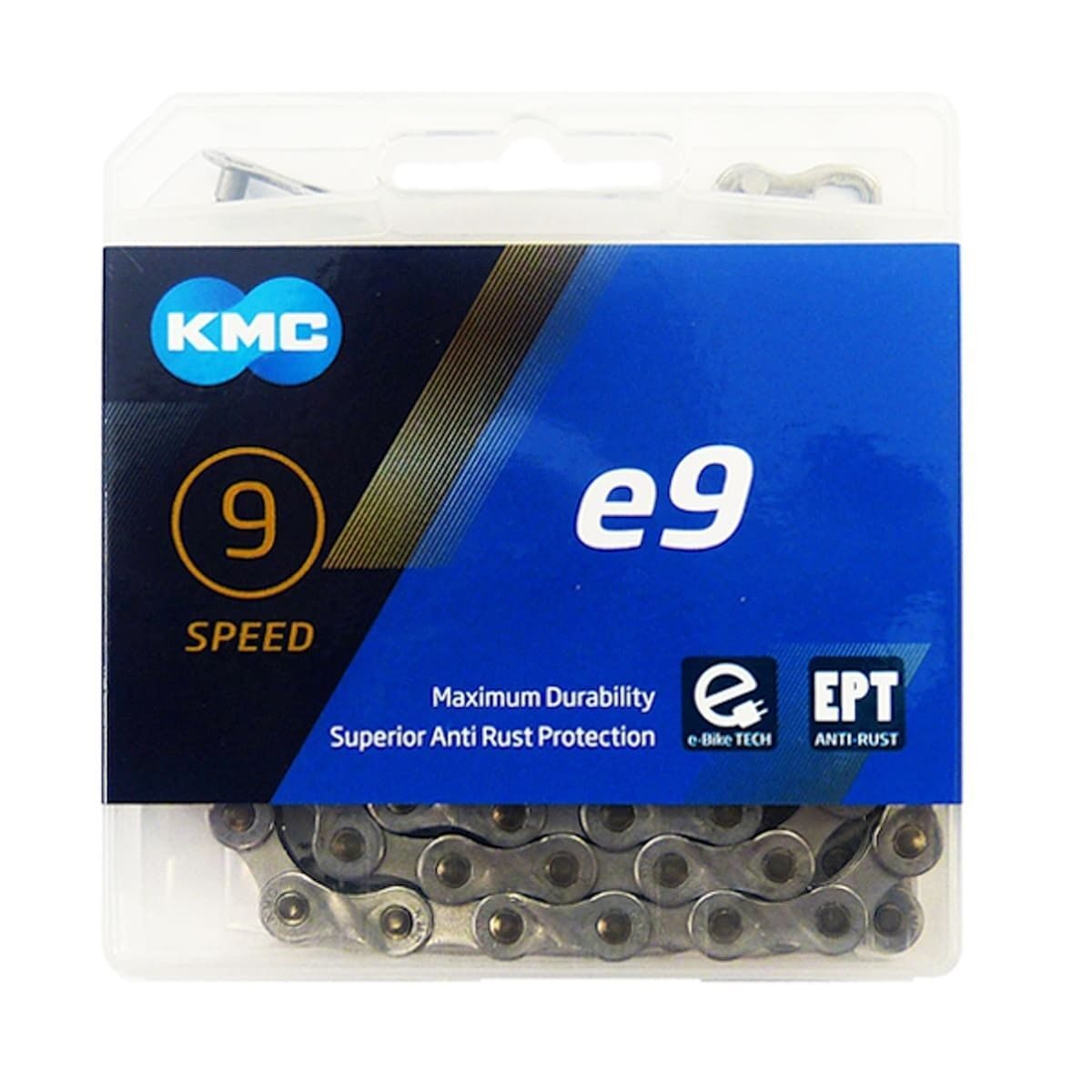 lant kmc e9 ept 9 viteze 133 zale ebike argintiu
