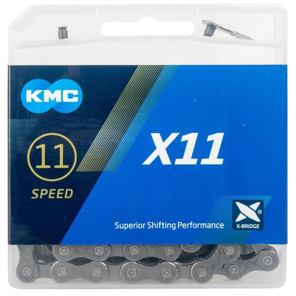 lant kmc x11r grey 11 viteze 114 zale set 25 bucati