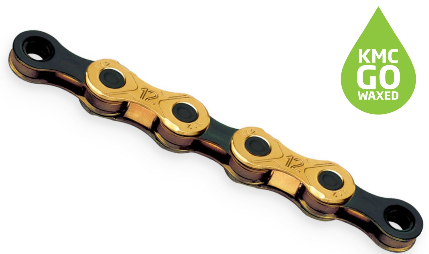 Lant KMC X12 Ti-N Gold/Black 12 Viteze 126 Zale ceruit