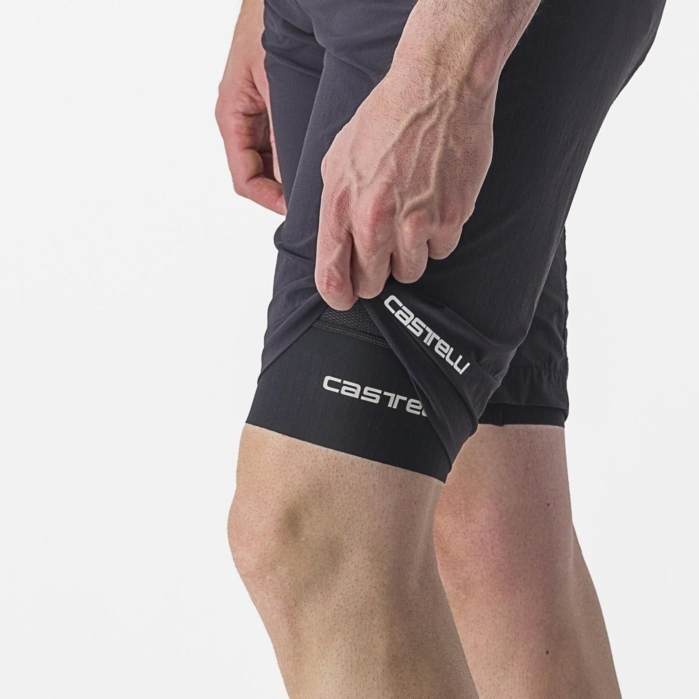lenjerie cu bazon castelli trail liner negru xl 3