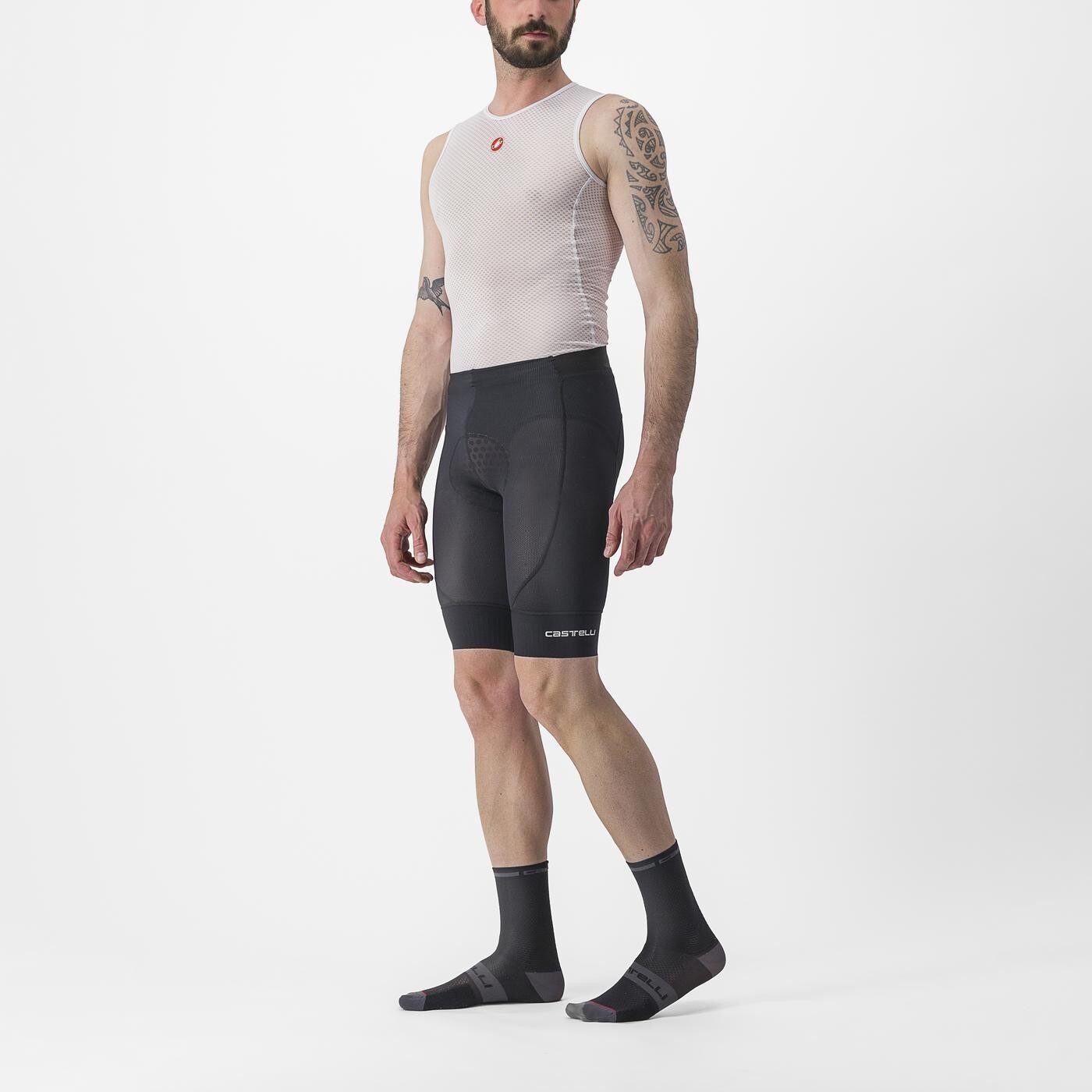 lenjerie cu bazon castelli trail liner negru xl 5