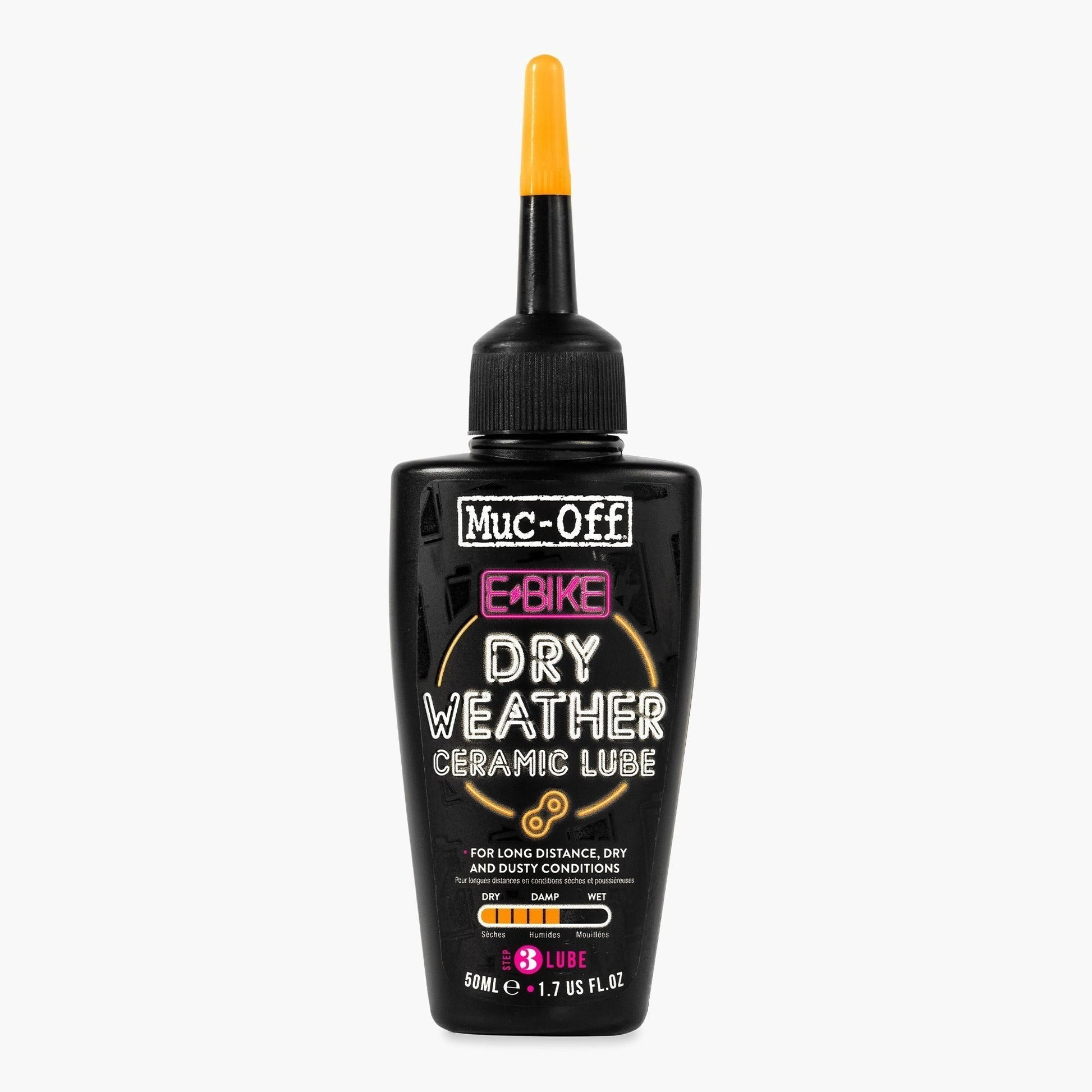 lubrifiant muc off ebike dry weather chain lube50ml