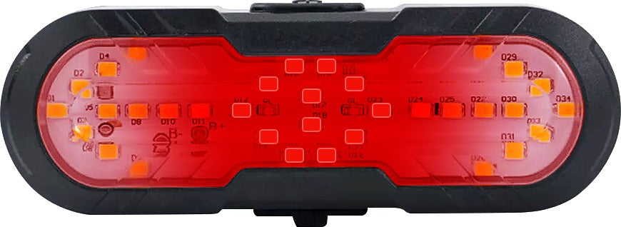 Lumina spate cu semnalizare Fivestars Signal STL-100, telecomanda wireless, avertizare acustica, acumulator 1200 mAh