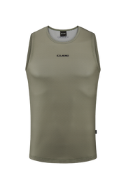 Maiou CUBE Baselayer Shirt Mesh Sleeveless Olive