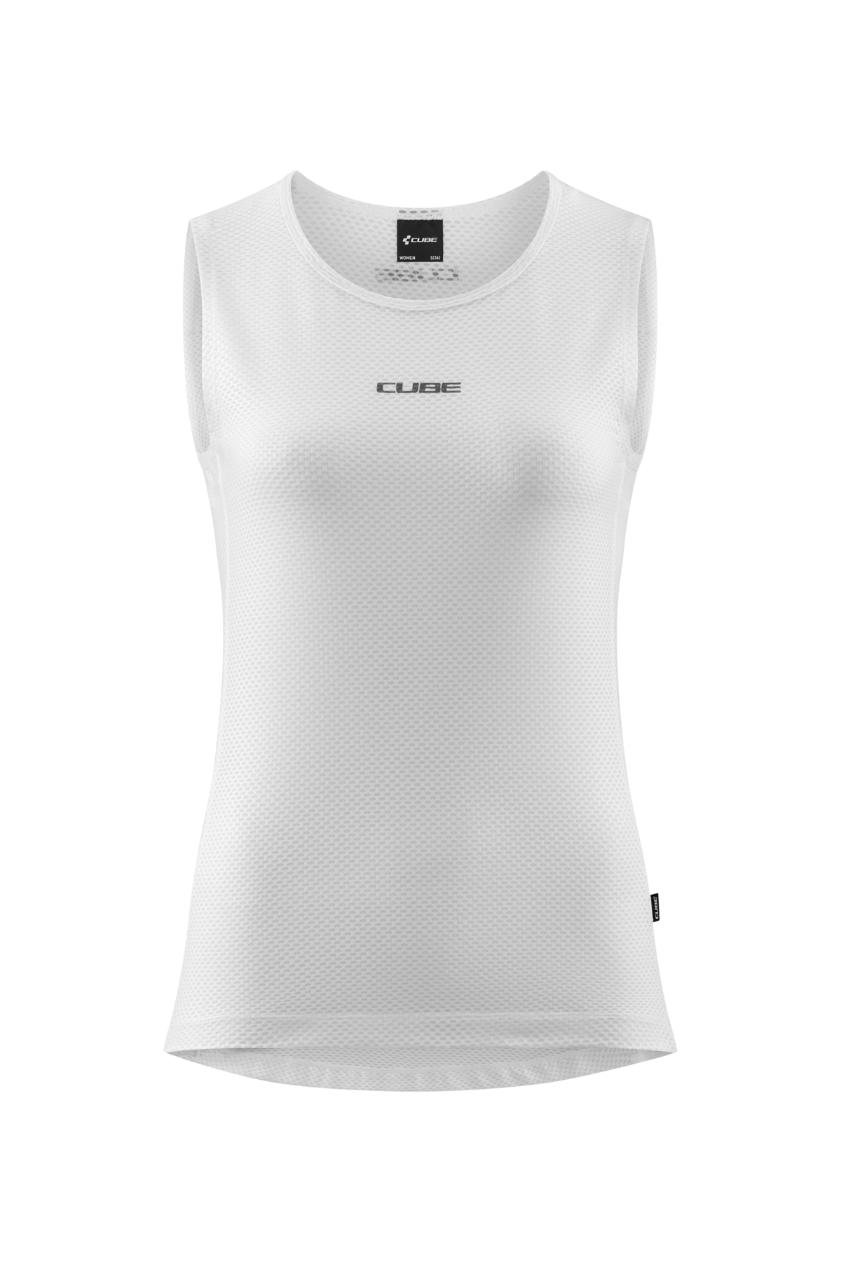 Maiou CUBE WS Baselayer Shirt Mesh Sleeveless White