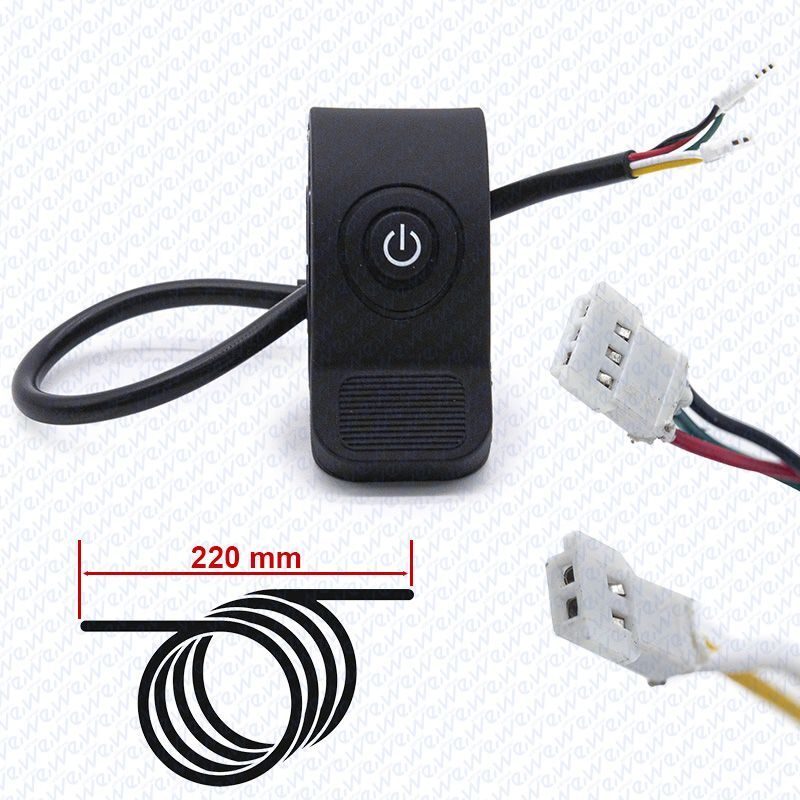 maneta acceleratie trotineta electrica xiaomi cu buton de pornire 2