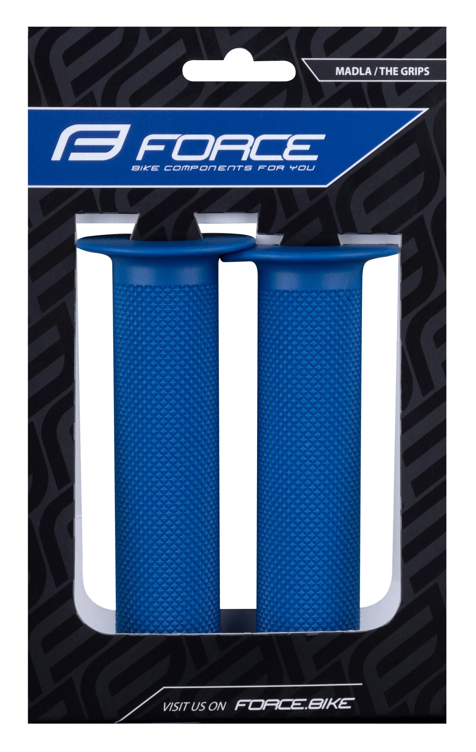 Mansoane Force BMX 130 cauciuc Albastre