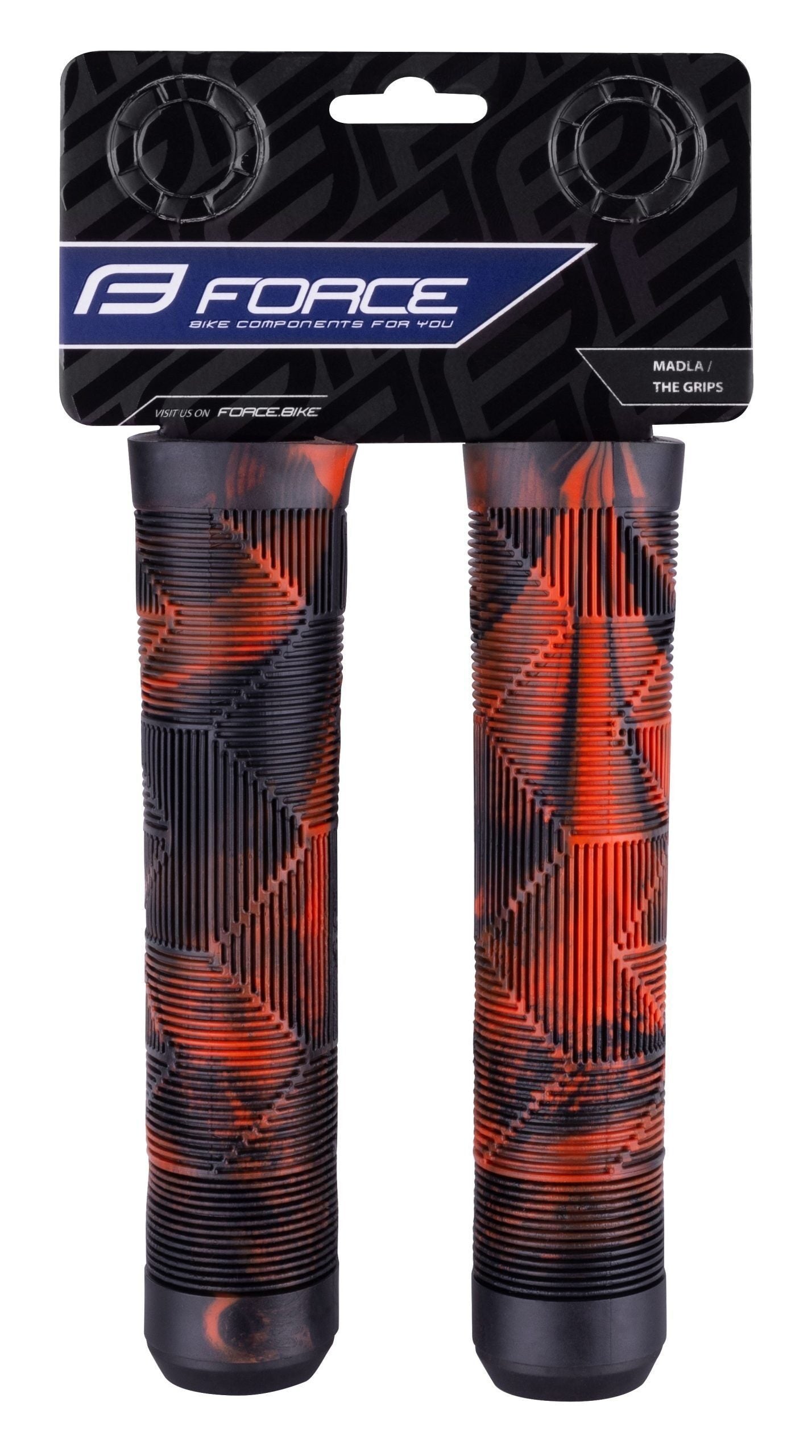 mansoane force bmx 145 cauciuc negru rosu 1 scaled