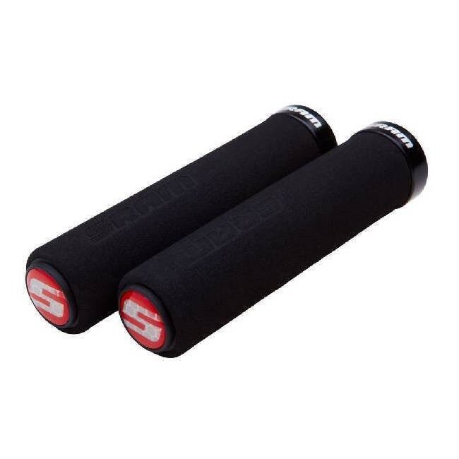 mansoane sram locking foam grips 129mm negru negru
