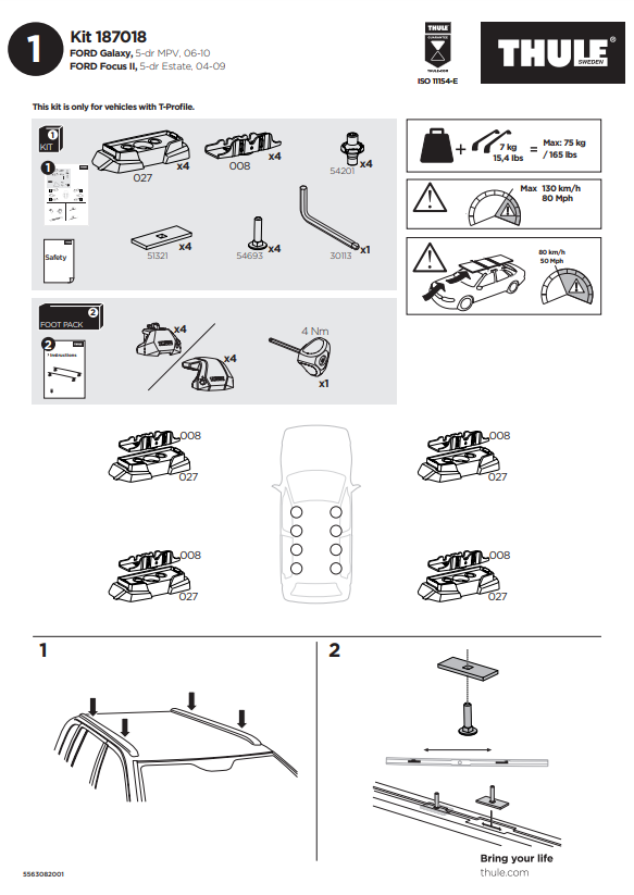 manual kit thule 1870018 1
